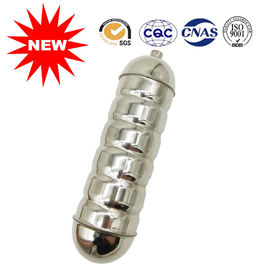 Inline Type Stainless Steel Float Ball , Oil Level Float With Ring 127*43 MM