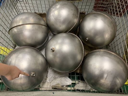 304 Grade Round Ball Stainless Steel Floats For Liquid Level Meter , Customize Pressure